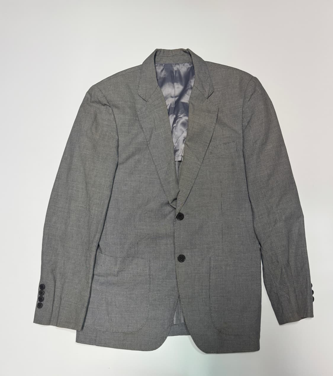 정품 DKNY 디케이앤와이 체크 정장 자켓 상품이미지1