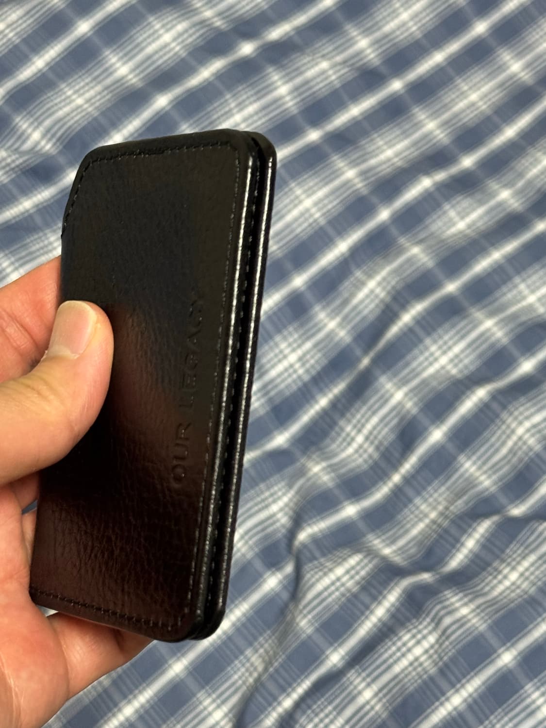 [OS] 아워레가시 26ss 카드 케이스 딥블랙 (A2268CDB) 상품이미지6