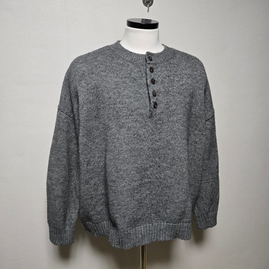 라퍼지스토어 울 헨리넥 니트 / 남성 니트/ 남자 니트  상품이미지6