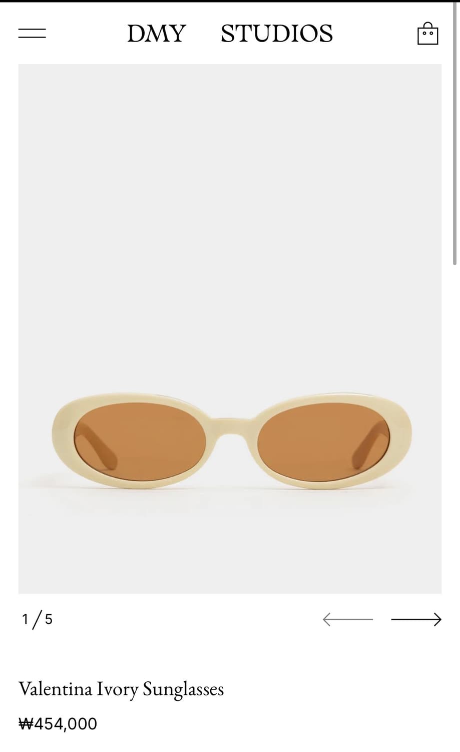 Dmy by dmy valentina ivory 선글라스 상품이미지1