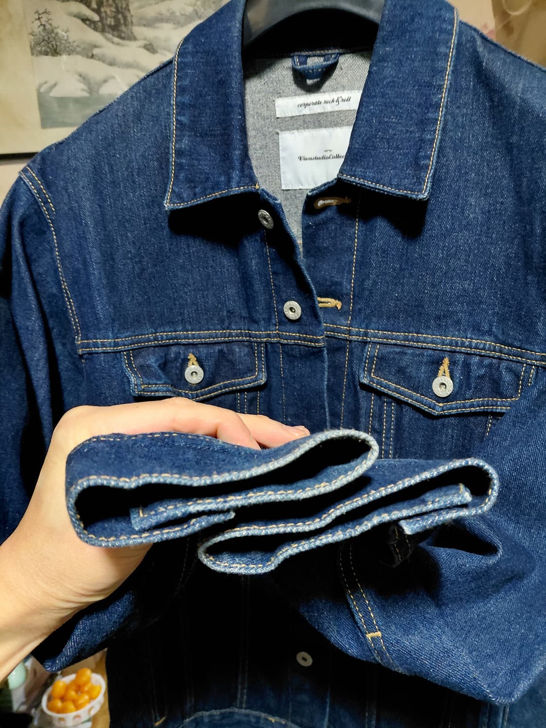 [비바스튜디오]데님 자켓 L사이즈 상품이미지9
