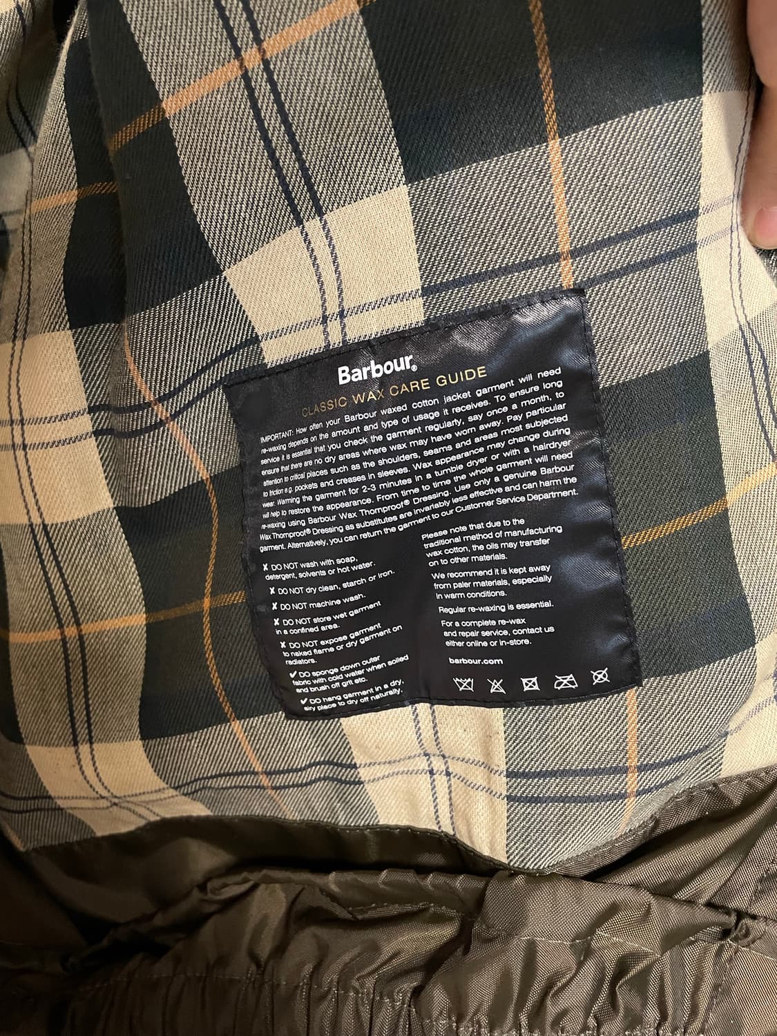 바버 트랜스포트 왁스 자켓_ 풀구성 40(105) 사이즈 판매합니다 상품이미지3