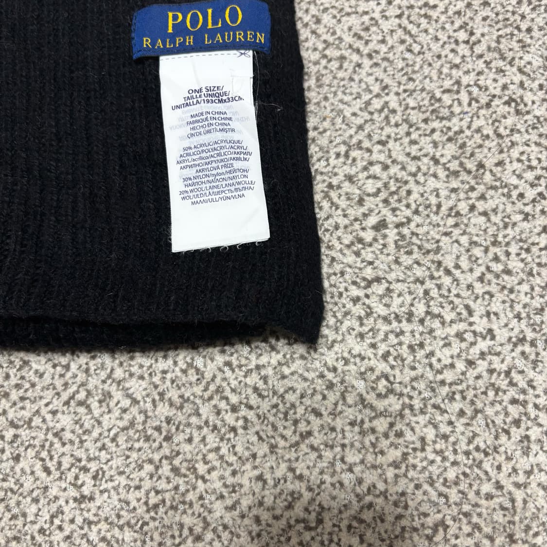 [택포,울20] 폴로 랄프로렌 이태리 머플러 목도리 [A] 상품이미지3