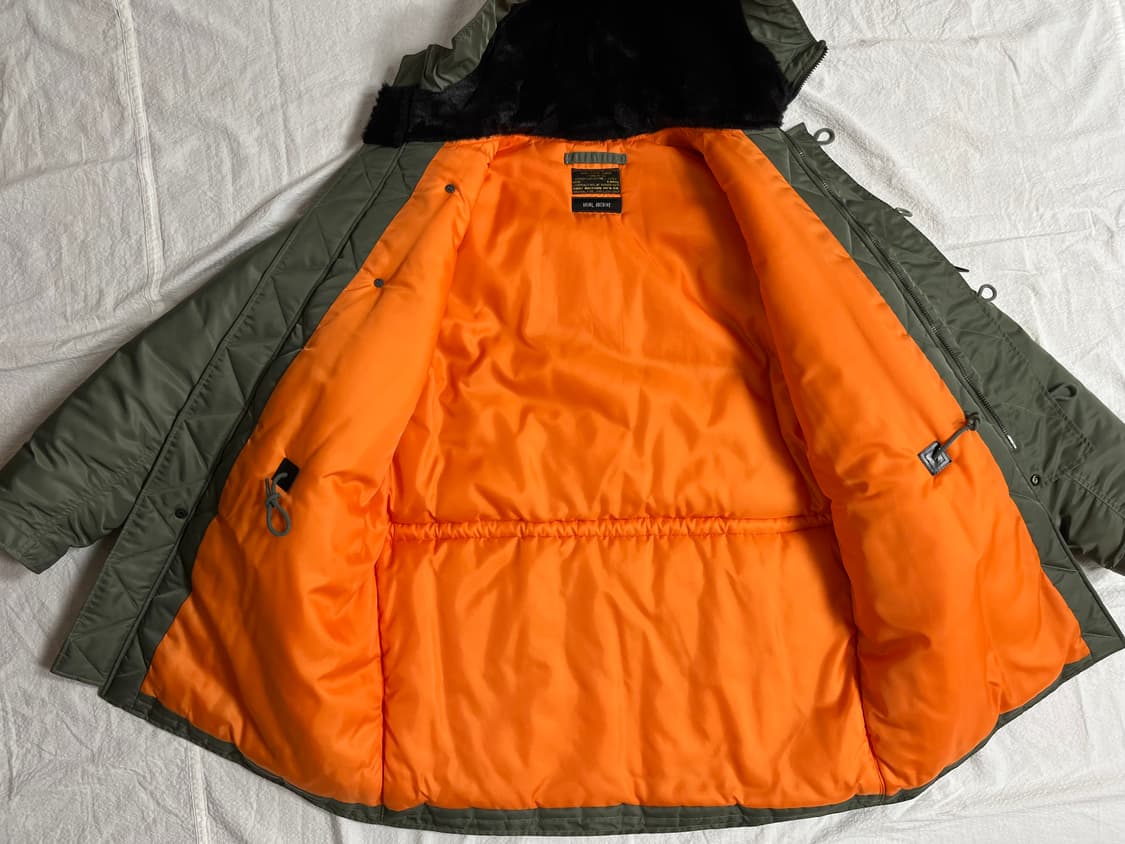 (L)버즈릭슨x빔즈x바이닐아카이브 N3B 자켓 파카 상품이미지9