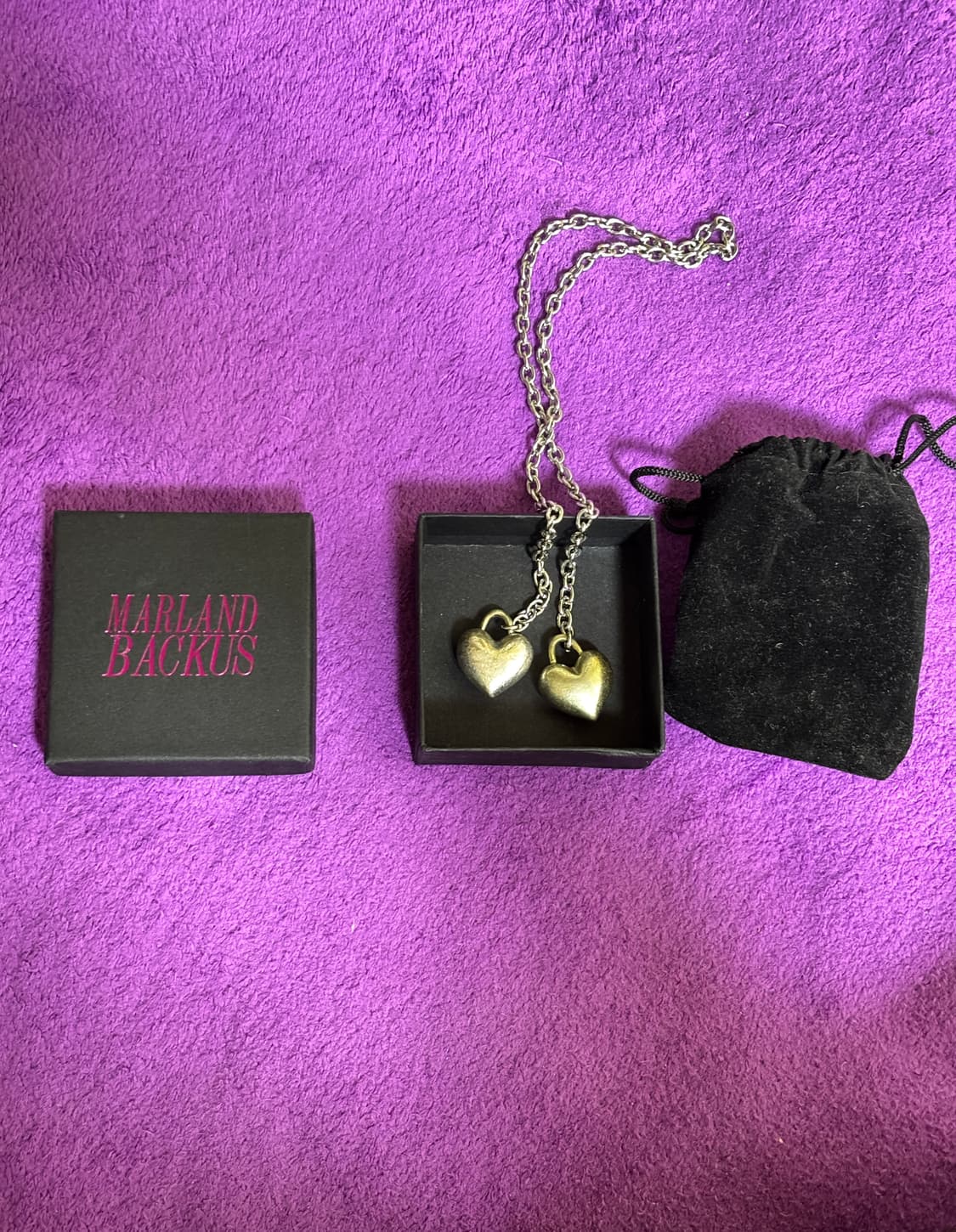 Marland Backus 하트목걸이 판매합니다 상품이미지2