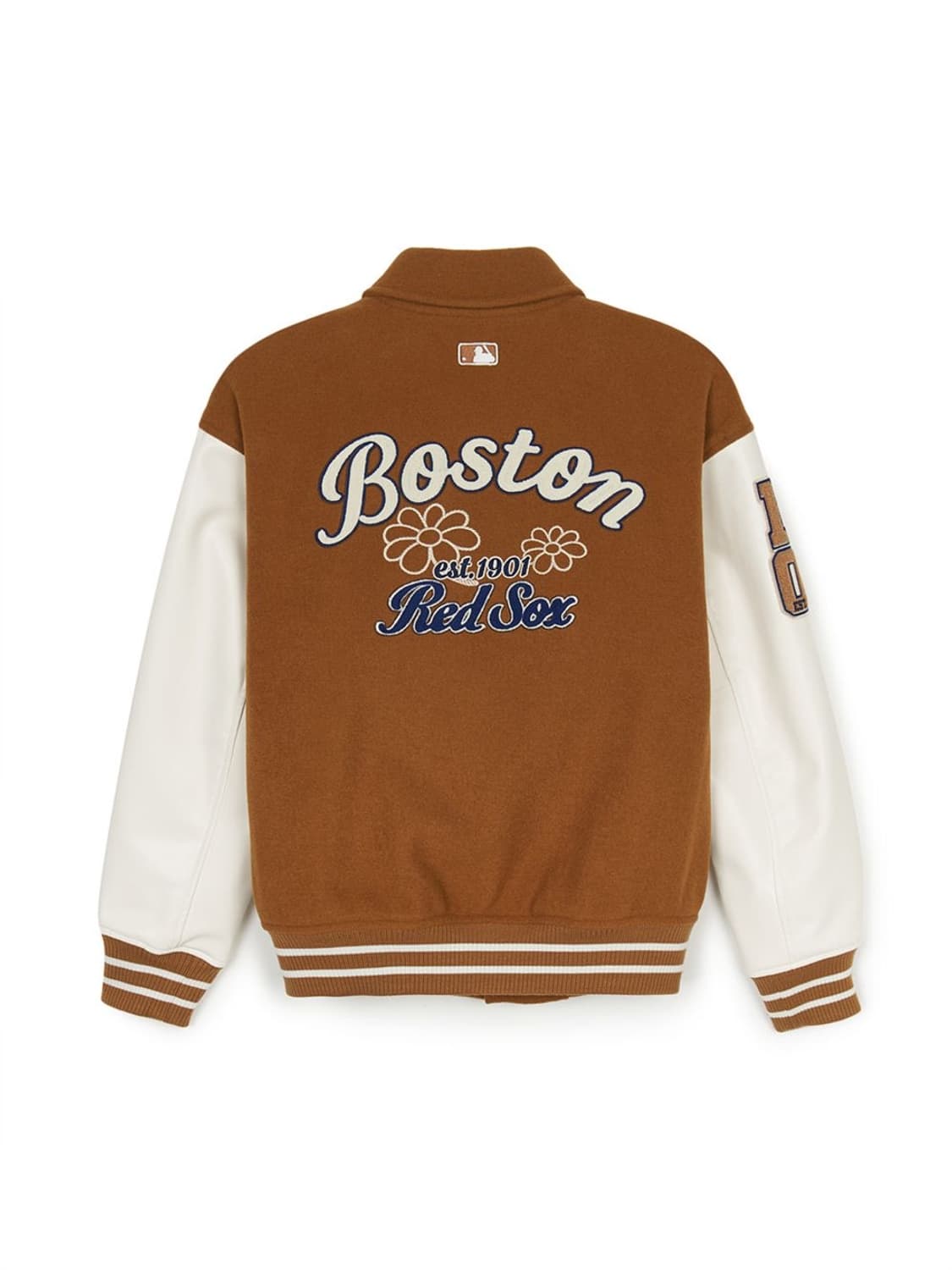 MLB 엠엘비 코리아 울 팝 카라 바시티 자켓 NY 카멜 XL 상품이미지2