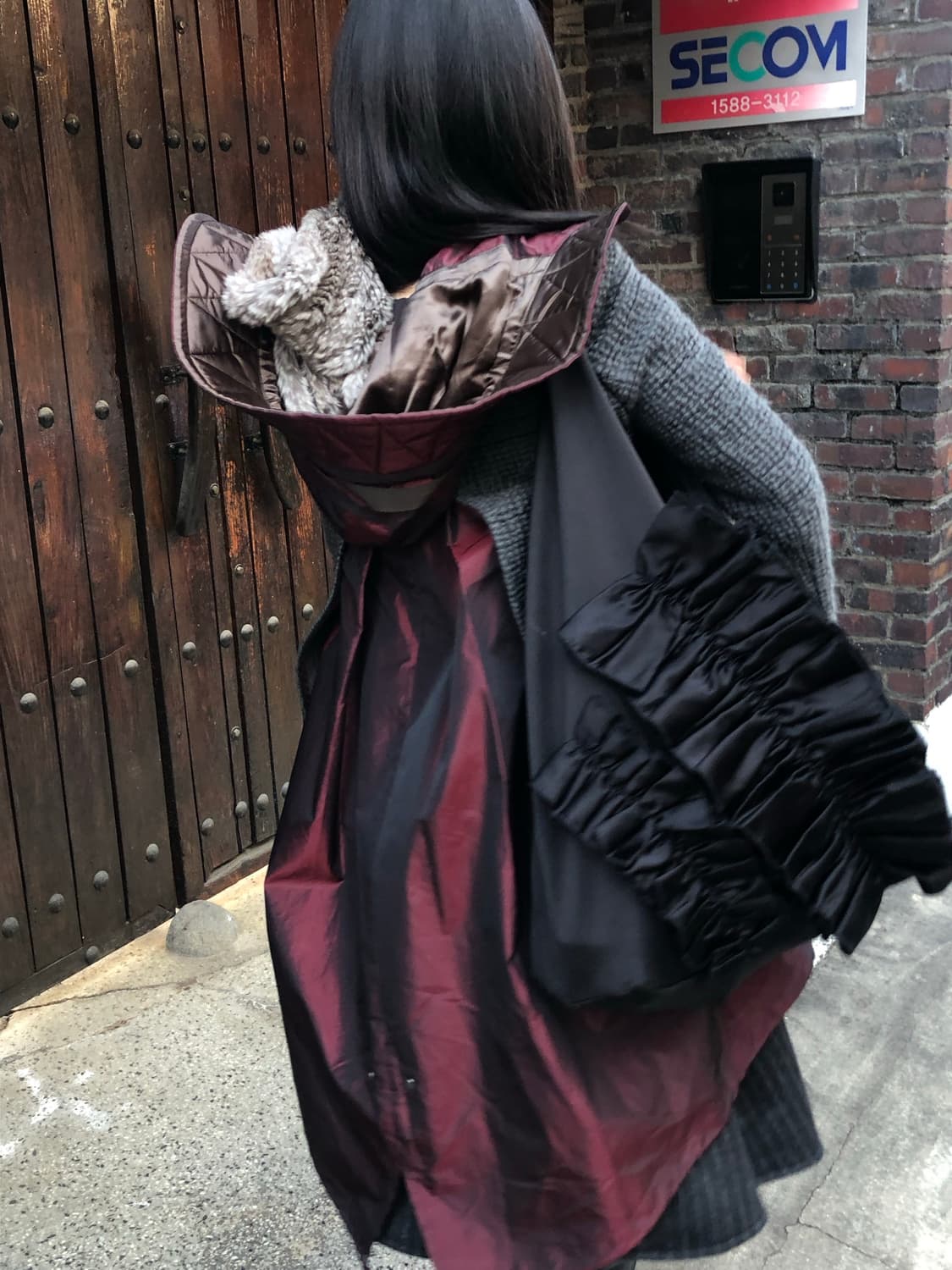 사카이 레이어드 코트 상품이미지3