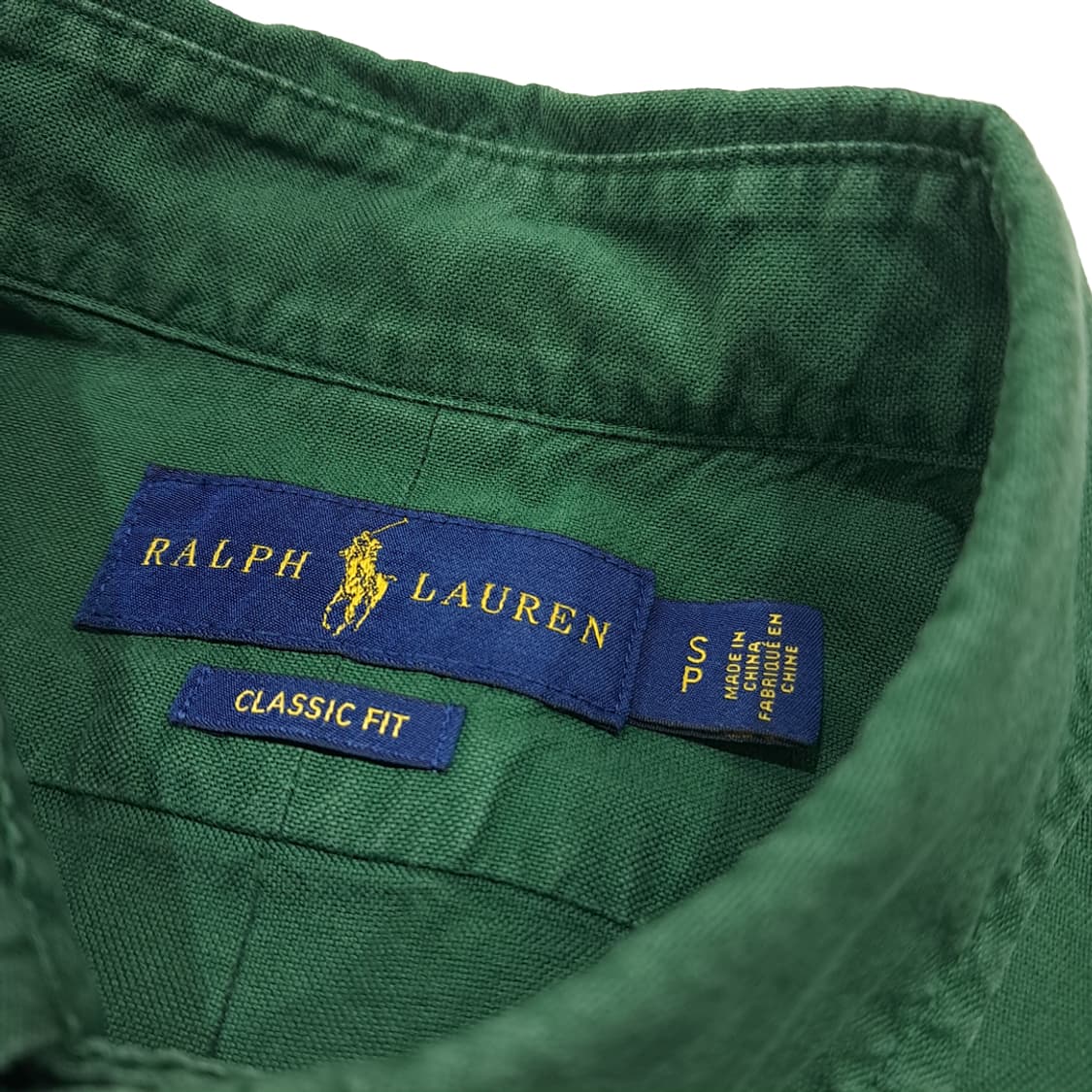 CL446 S 폴로 코튼 버튼다운 퍼플포니 그린 셔츠 남방 상품이미지3