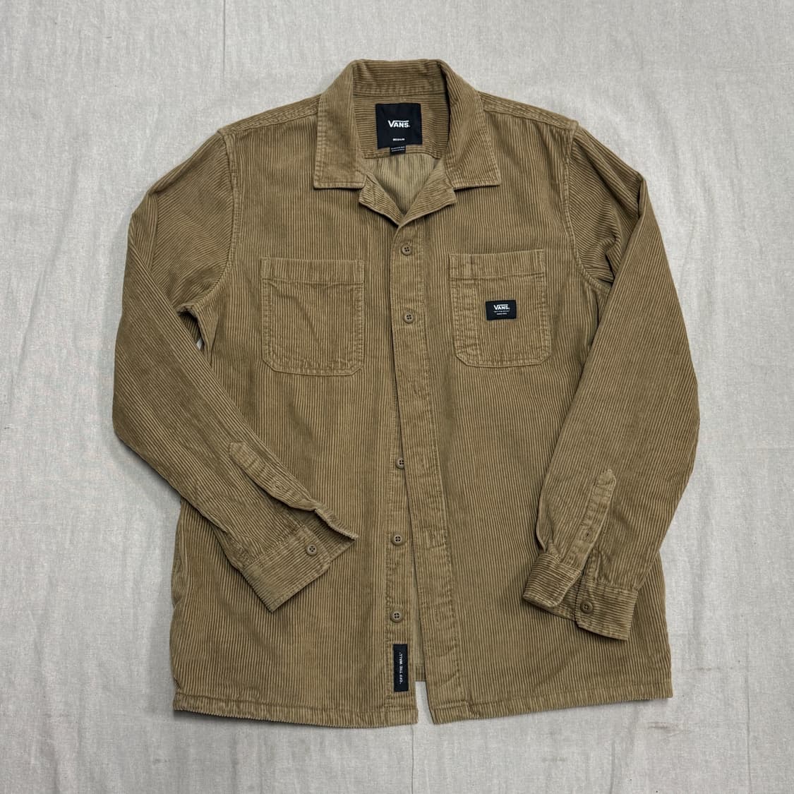 반스 코듀로이 브라운 셔츠 자켓 M 상품이미지2