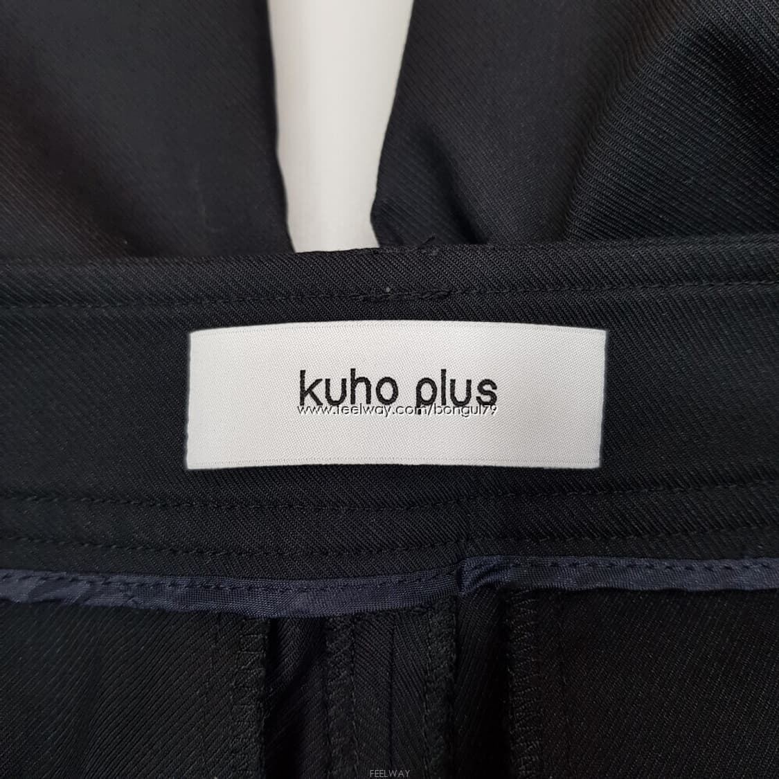 구호플러스 2025 와이드 슬랙스 팬츠 1사이즈 상품이미지4