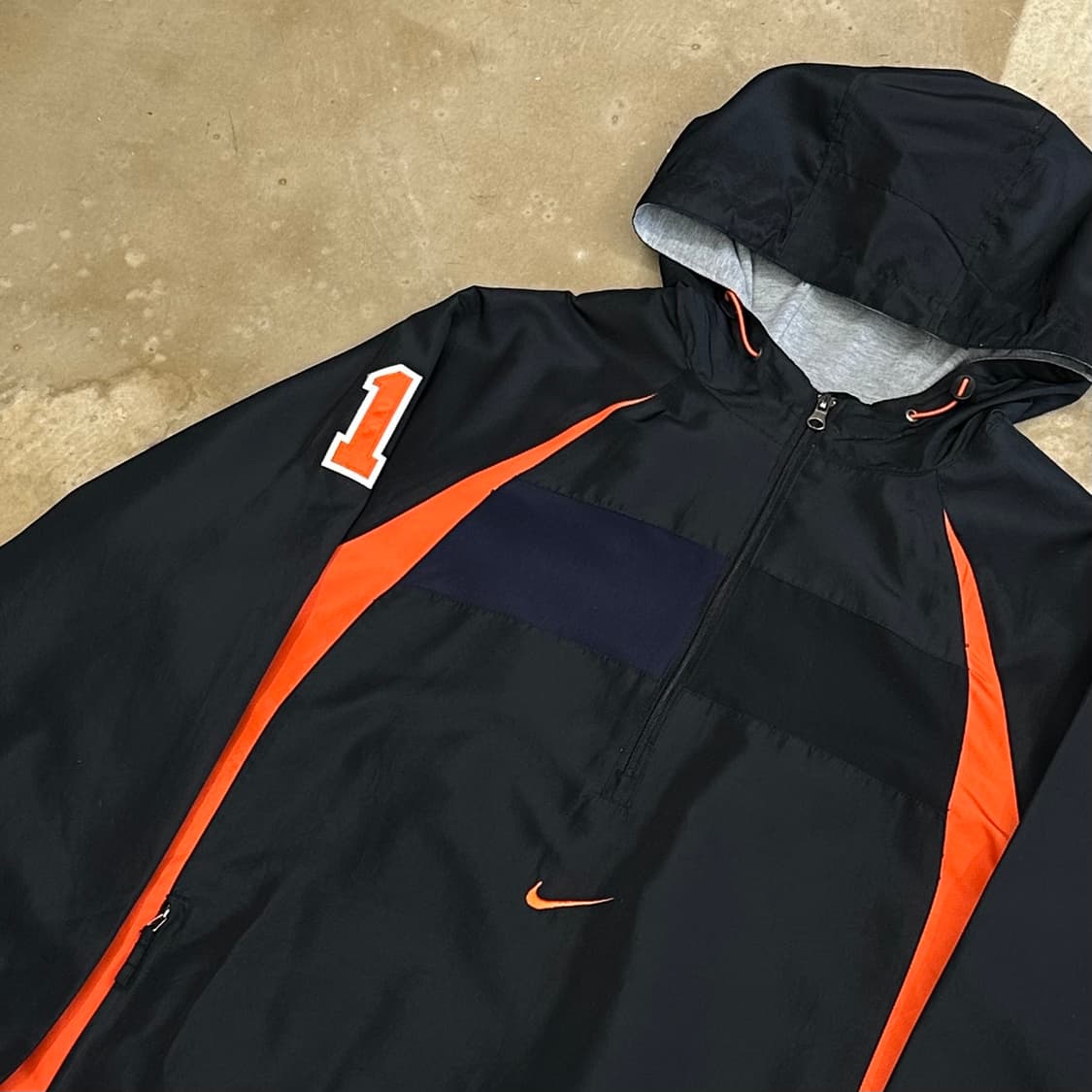 XL 나이키 올드스쿨 반집업 후드 아노락 0331 상품이미지1