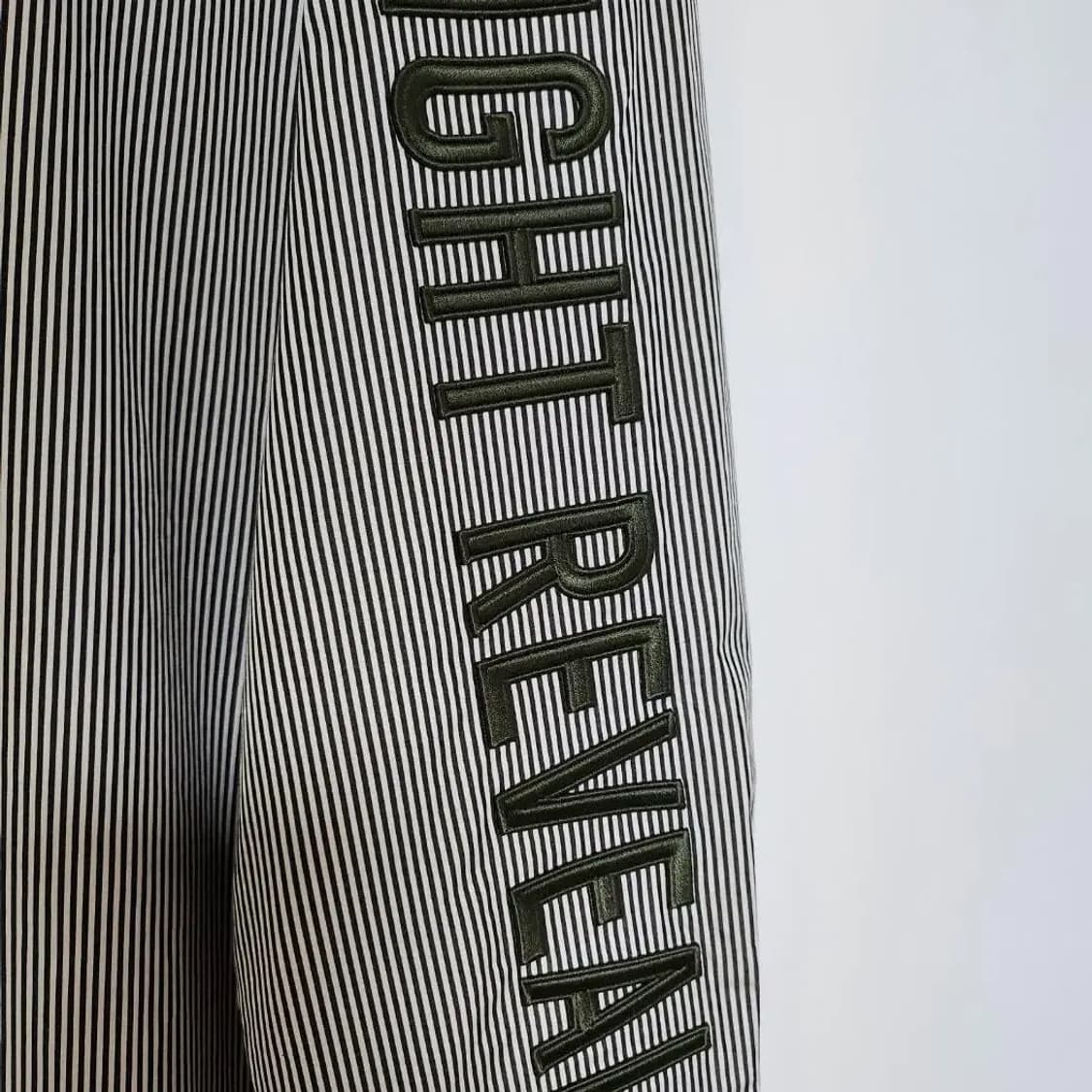 준지 JUUN.J 소매 레터링 스트라이츠 셔츠 44 (105) 상품이미지3