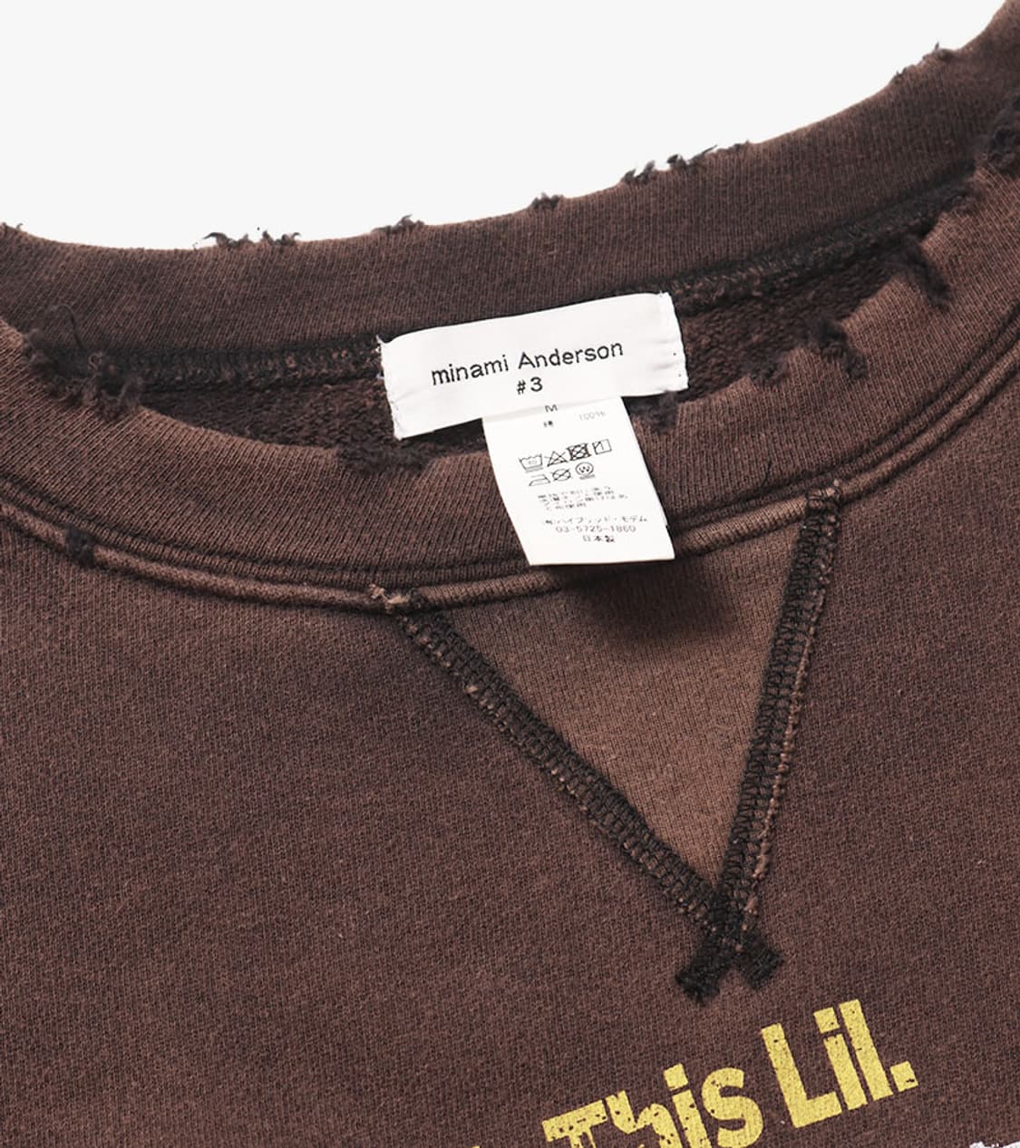 MINAMI ANDERSON - 25SS DAMAGE FADE SWEAT 상품이미지3