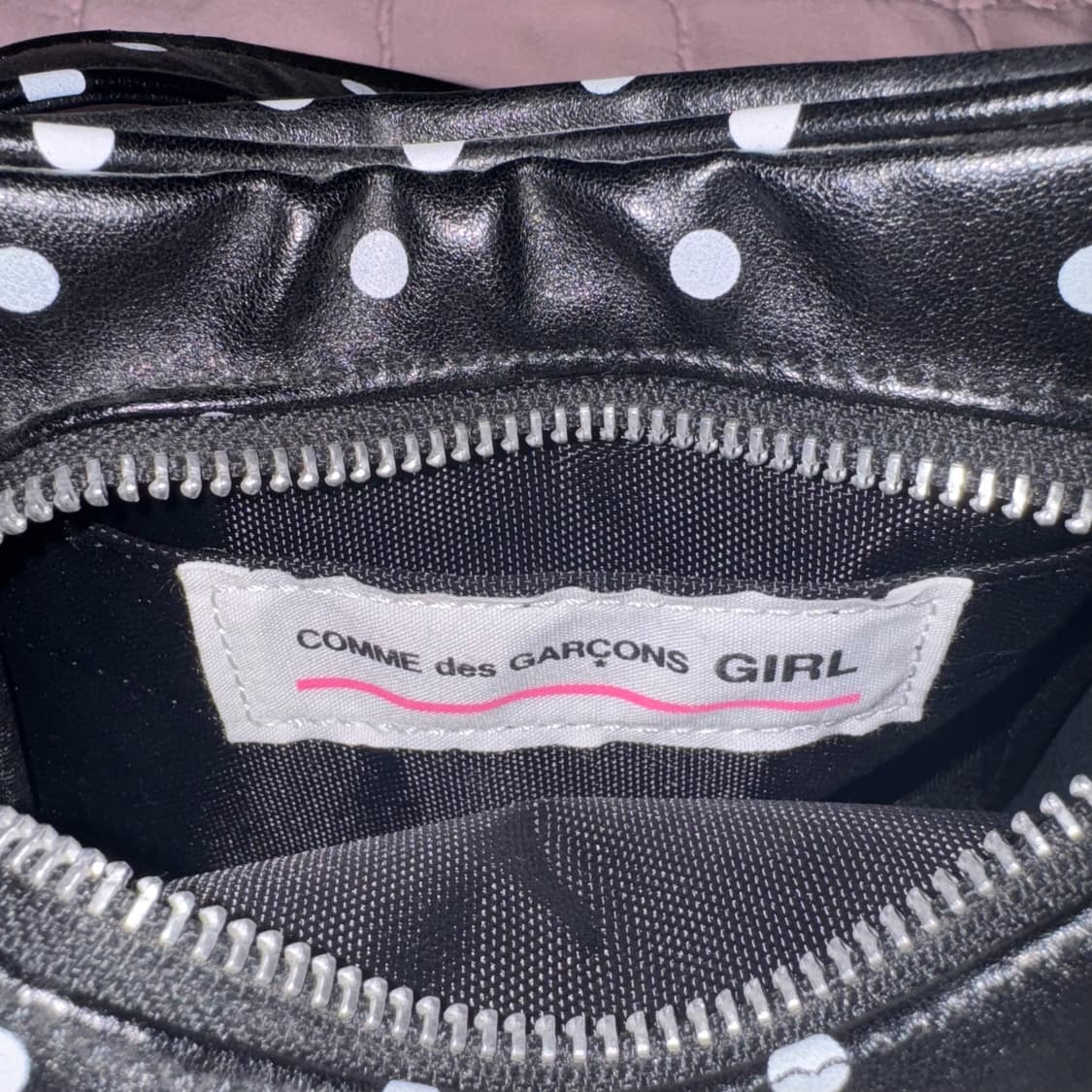 꼼데가르송 걸 도트 크로스백  상품이미지5