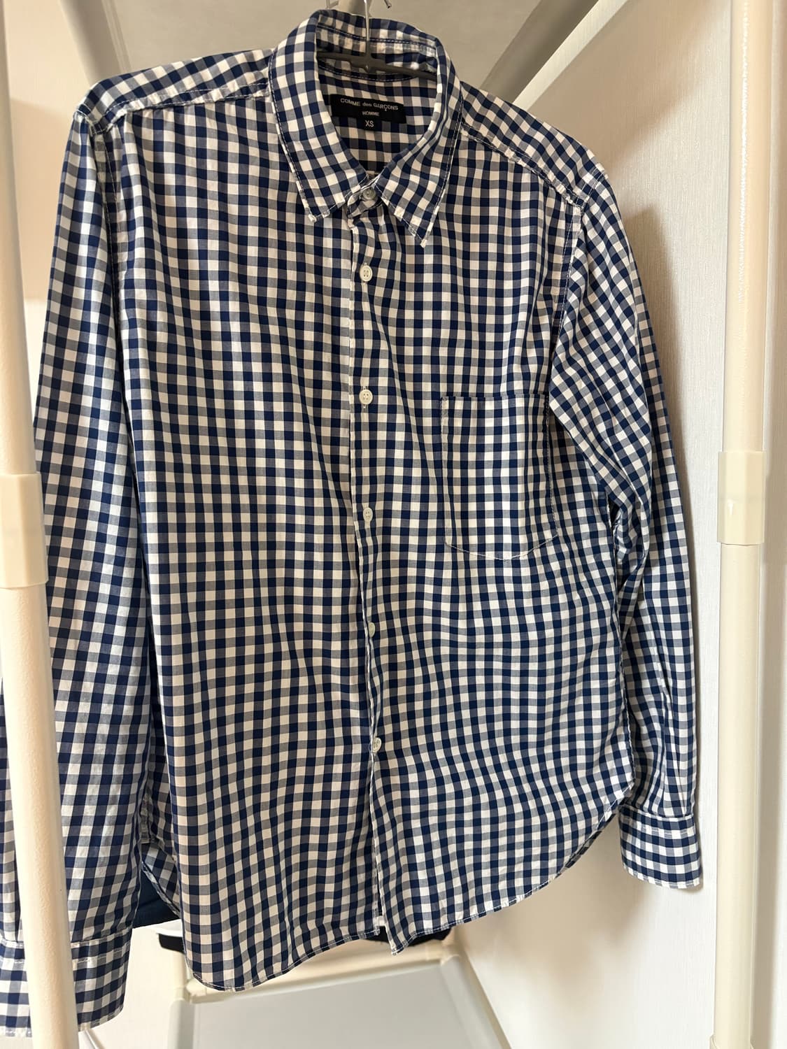 꼼데가르송 옴므 AD 2010 체크셔츠 상품이미지1