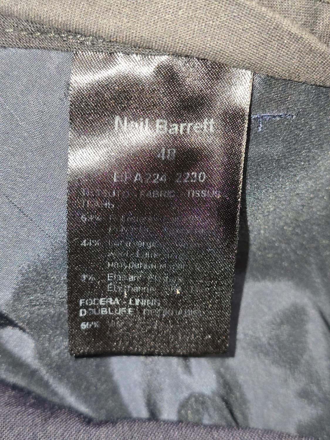 닐 바렛(Neil Barrett) 백 지퍼 스키니 슬랙스 상품이미지9