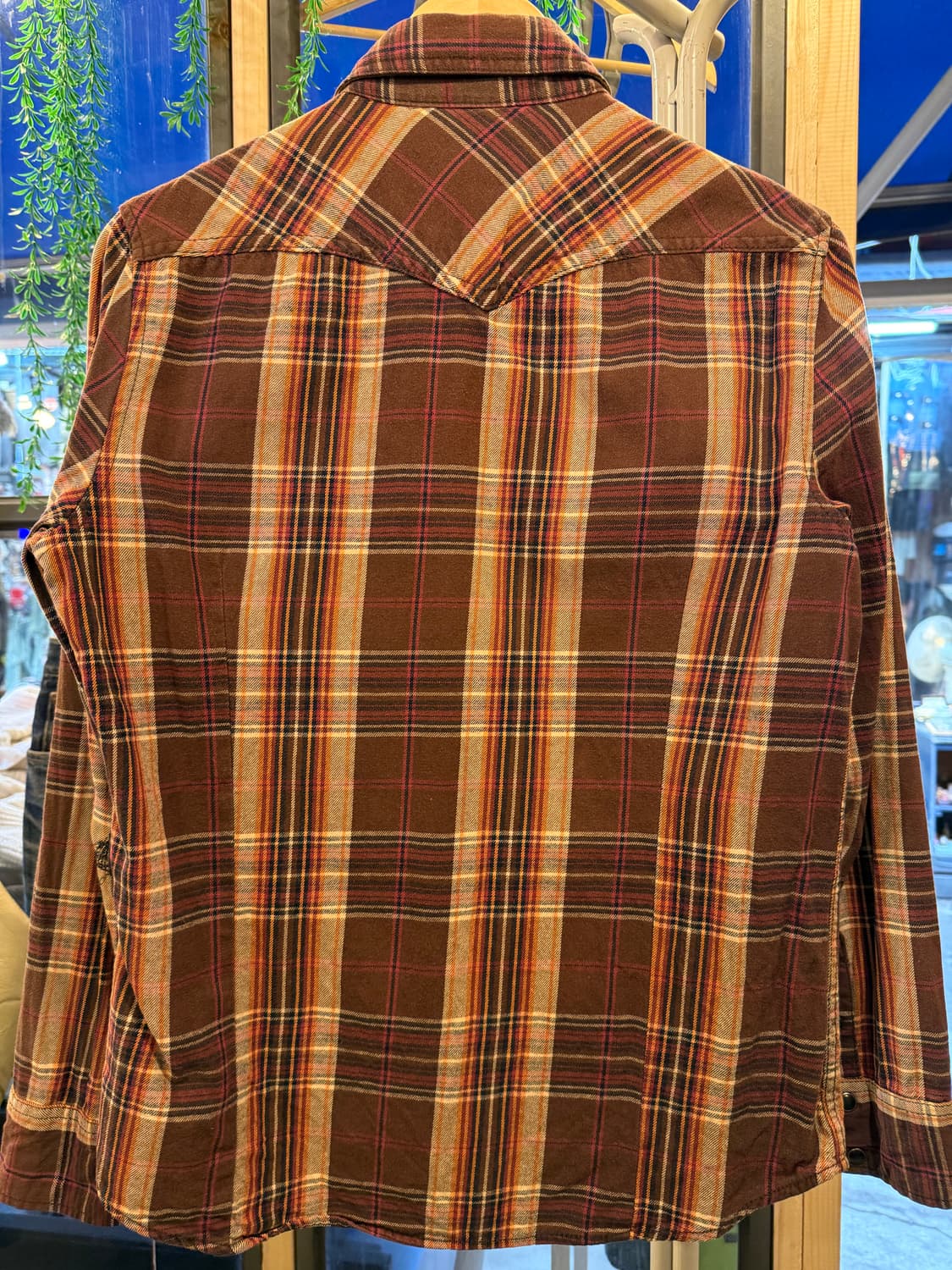 쉐인진 웨스턴 체크셔츠 상품이미지4