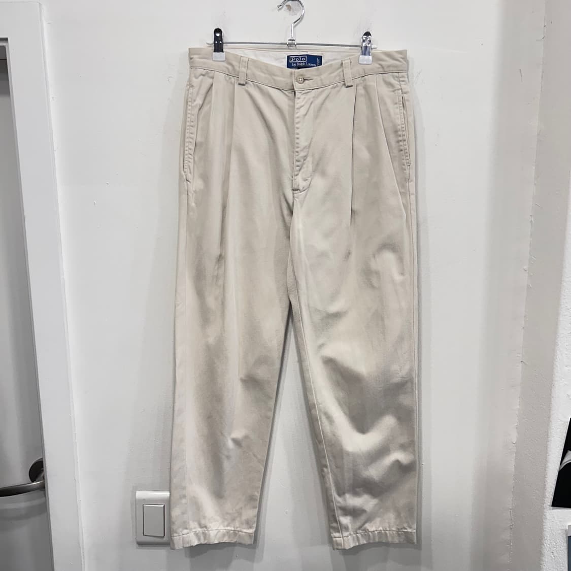 폴로 랄프로렌 90s 투턱 레귤러핏 치노팬츠 상품이미지2