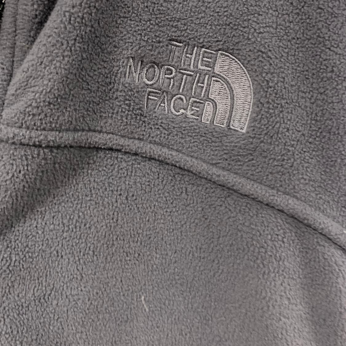 노스페이스 자수로고 그레이 플리스 자켓 상품이미지4