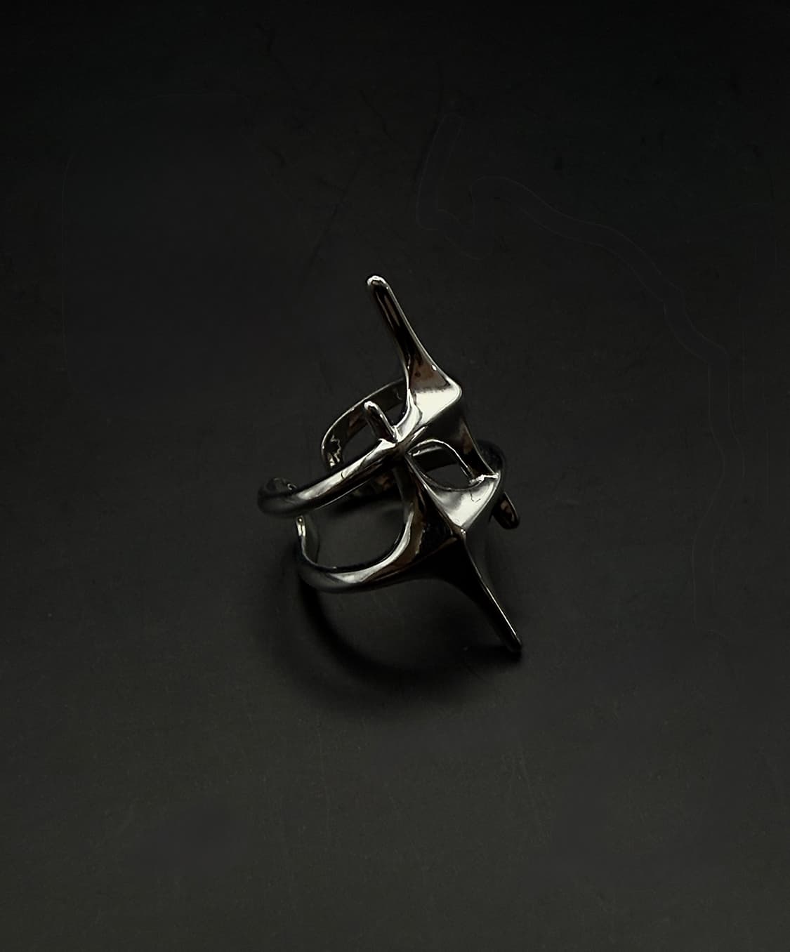 pcr053 Two button spear ring 상품이미지2