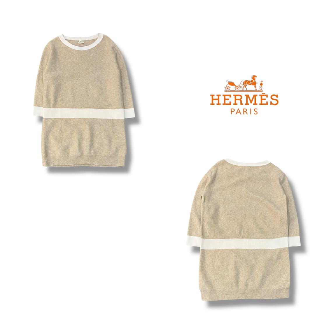  에르메스 캐시미어 니트 +명품감정서 y14173 상품이미지1