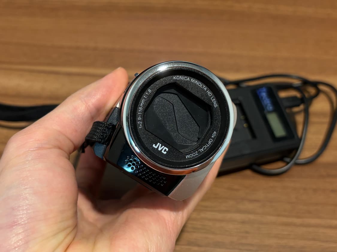 Jvc everio gz-e140-n 빈티지 캠코더 살몬 컬러 상품이미지6