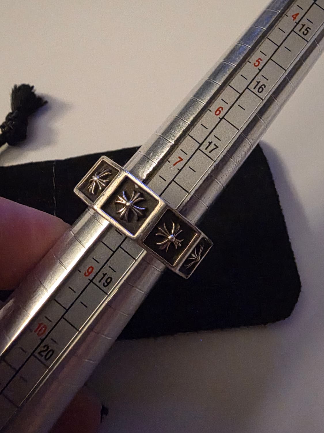 [US8] Chromehearts 알파벳블럭 링 크롬하츠 상품이미지7