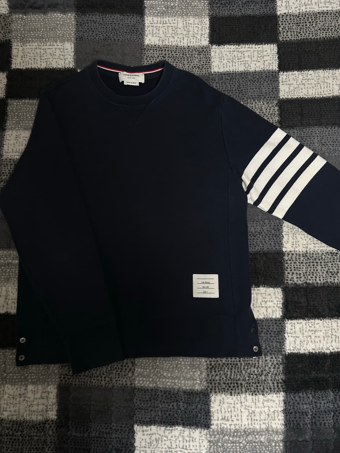 (상태S) 톰브라운 맨투맨 네이비 4사이즈 상품이미지2