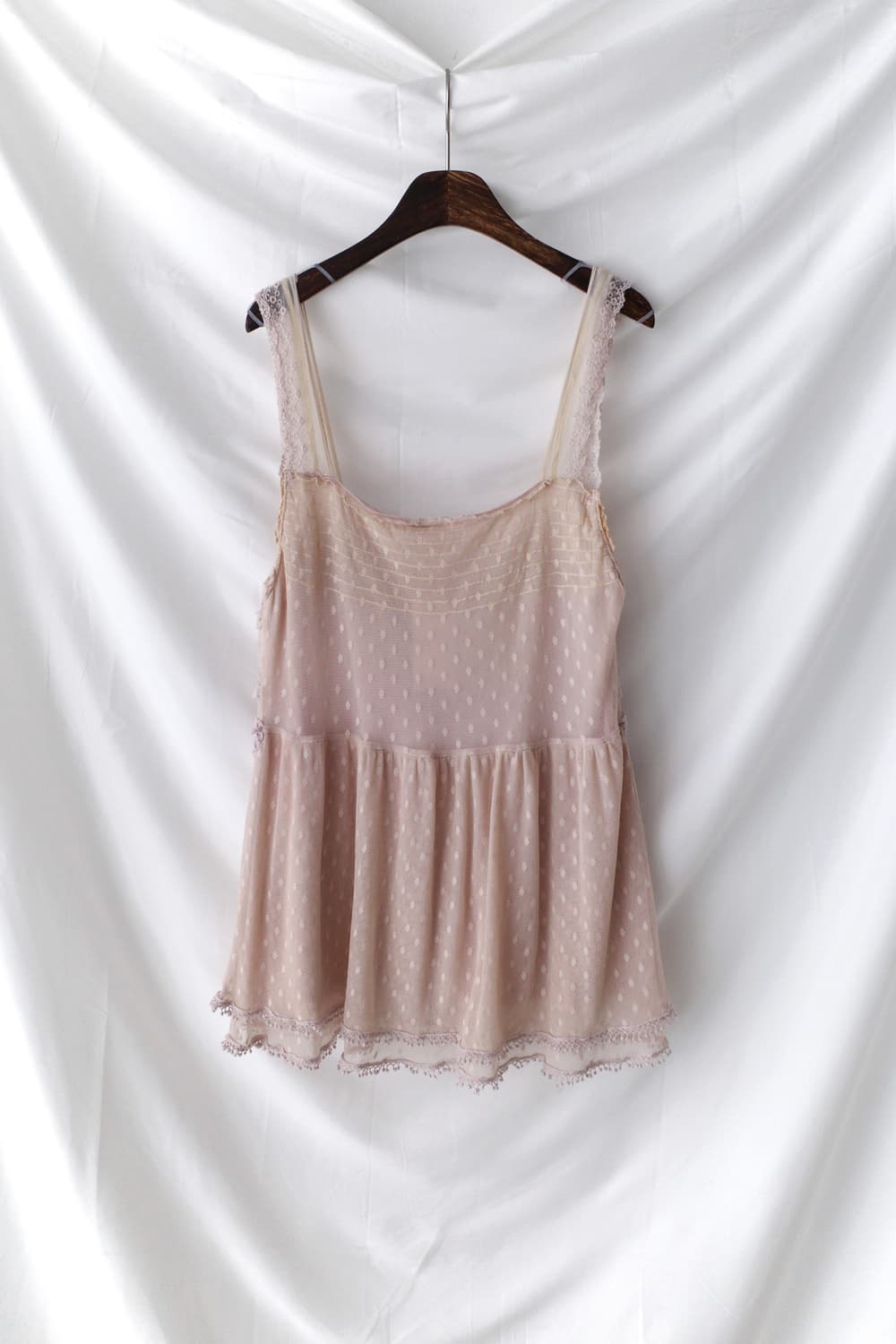 axes femme) lace dot sleeveless 상품이미지2