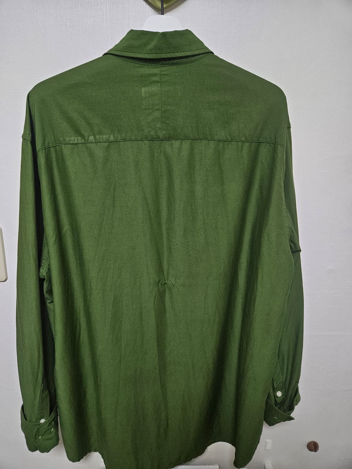 [2] 이얼즈어고 레이온 포이카셔츠 그린 상품이미지2