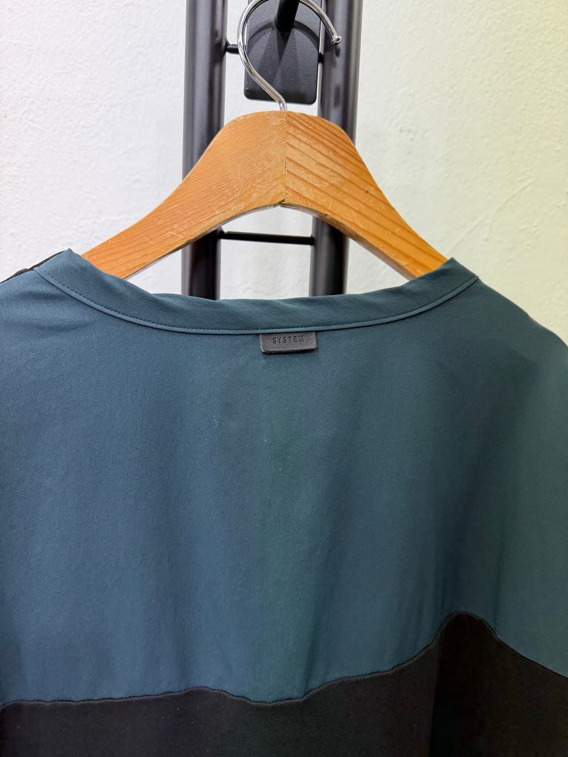 정품) 시스템옴므 한섬 21ss 배색 포인트 반팔티 105 상품이미지4