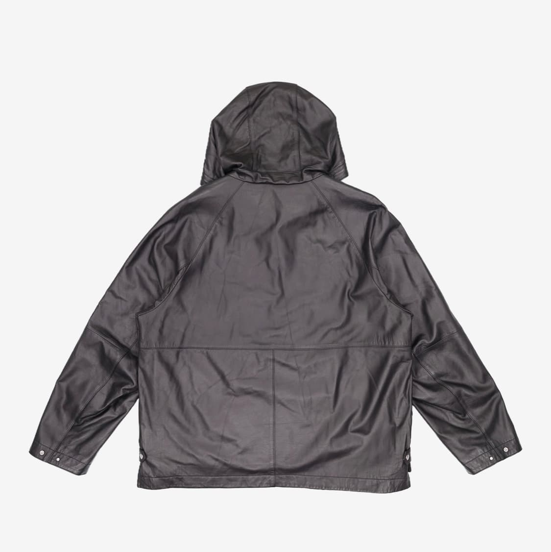 솔리드옴므 램스킨 양가죽 레더 후드 자켓 우영미 상품이미지8