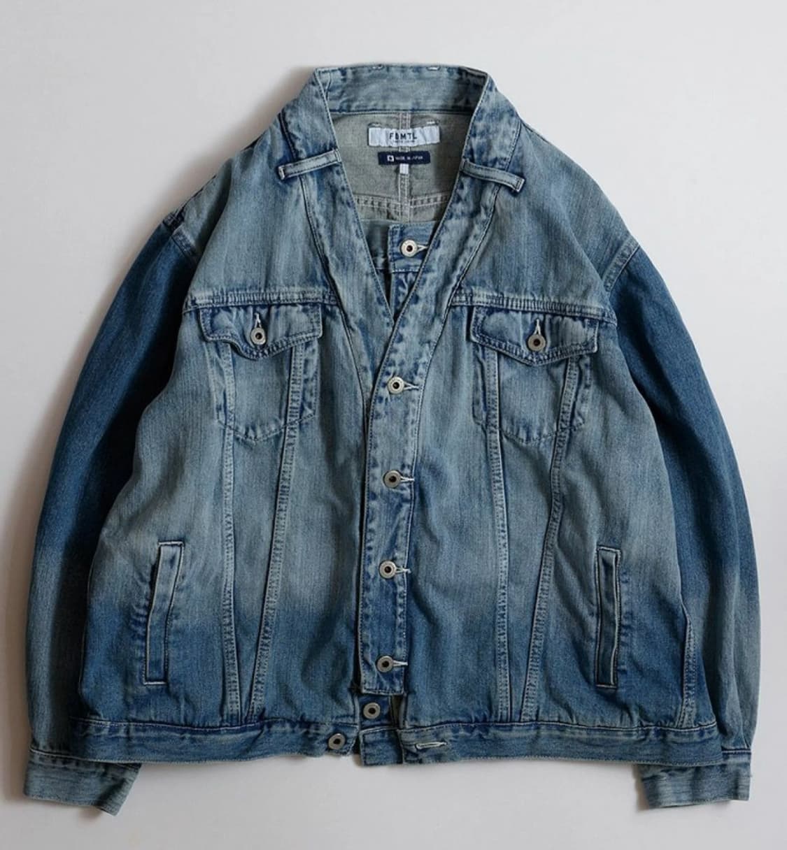 FDMTL 데님자켓 T-FORM JACKET 3YR WASH 상품이미지2