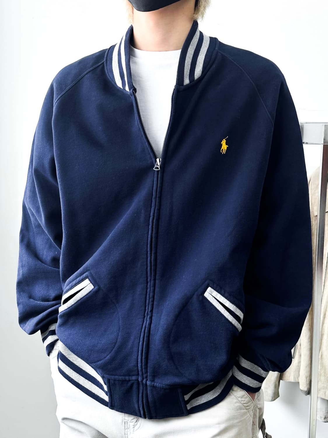 폴로 랄프로렌 코튼 블루종 자켓 네이비 상품이미지3