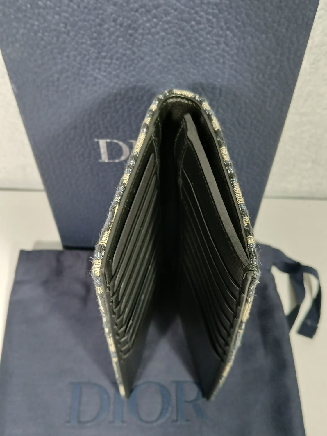 디올 오블리크 버티컬 장지갑 2OBBC002 상품이미지6