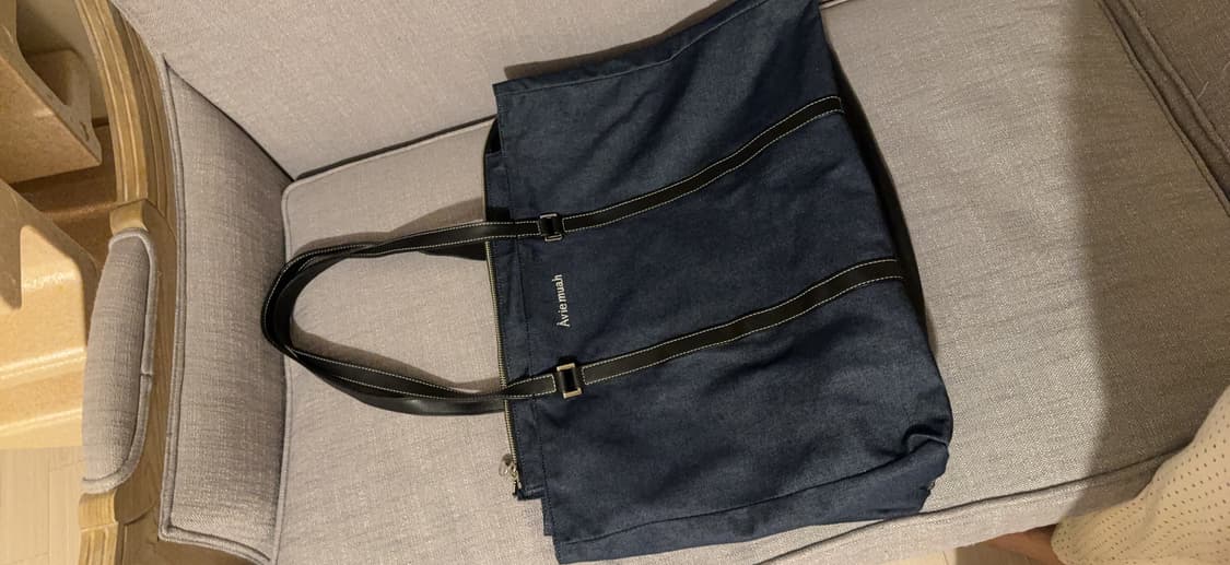 아비에무아 데님 토트백 상품이미지1