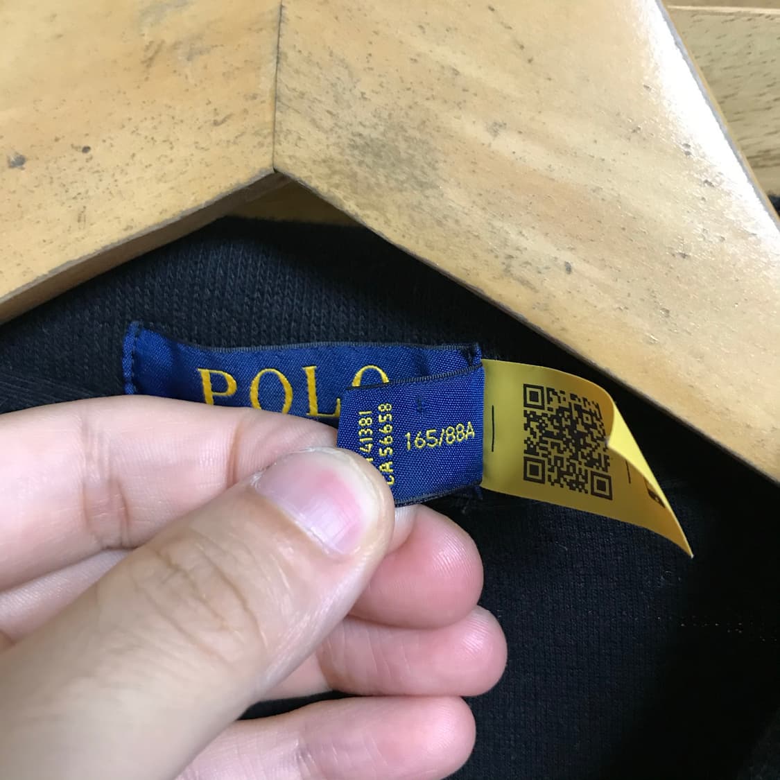 폴로 랄프로렌 면 반집업 상품이미지4