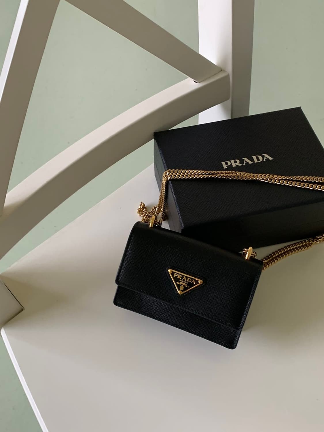 프라다 마이크로 체인백 상품이미지1