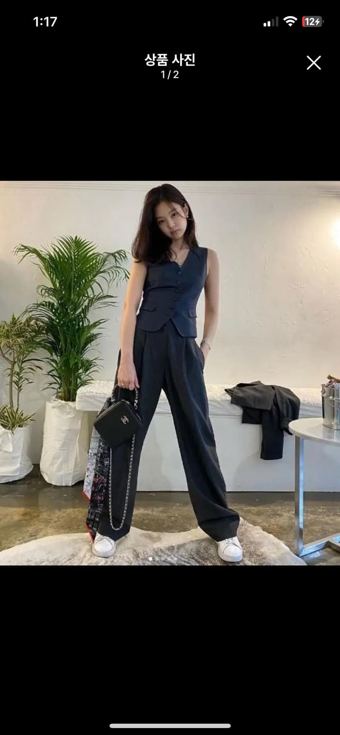 (제니 착용) 마조네 Slim detail vest 조끼 상품이미지1