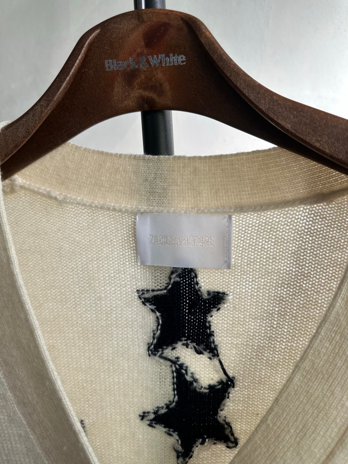 자딕앤볼테르 별 패턴 가디건 25SS 상품이미지7