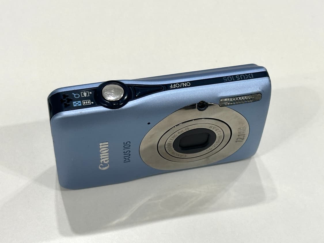 캐논 익서스 105 블루 디지털카메라 빈티지디카 작례있음 상품이미지8