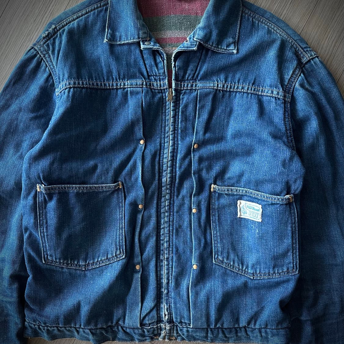 50s 60s USA Montgomery Ward Denim Jacket 상품이미지2