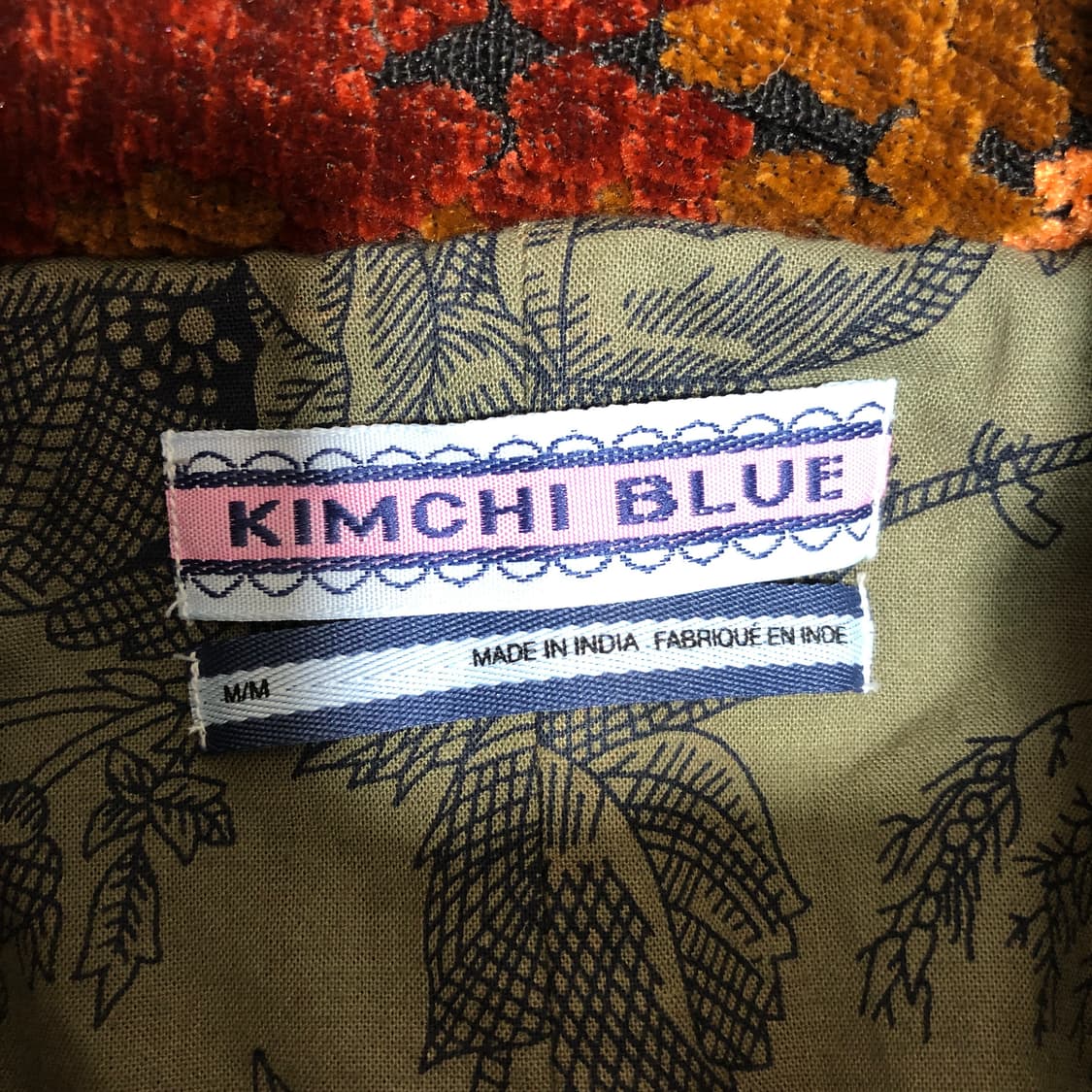 Kimchi Blue 오스틴 플라워 크롭 점퍼 M 상품이미지2