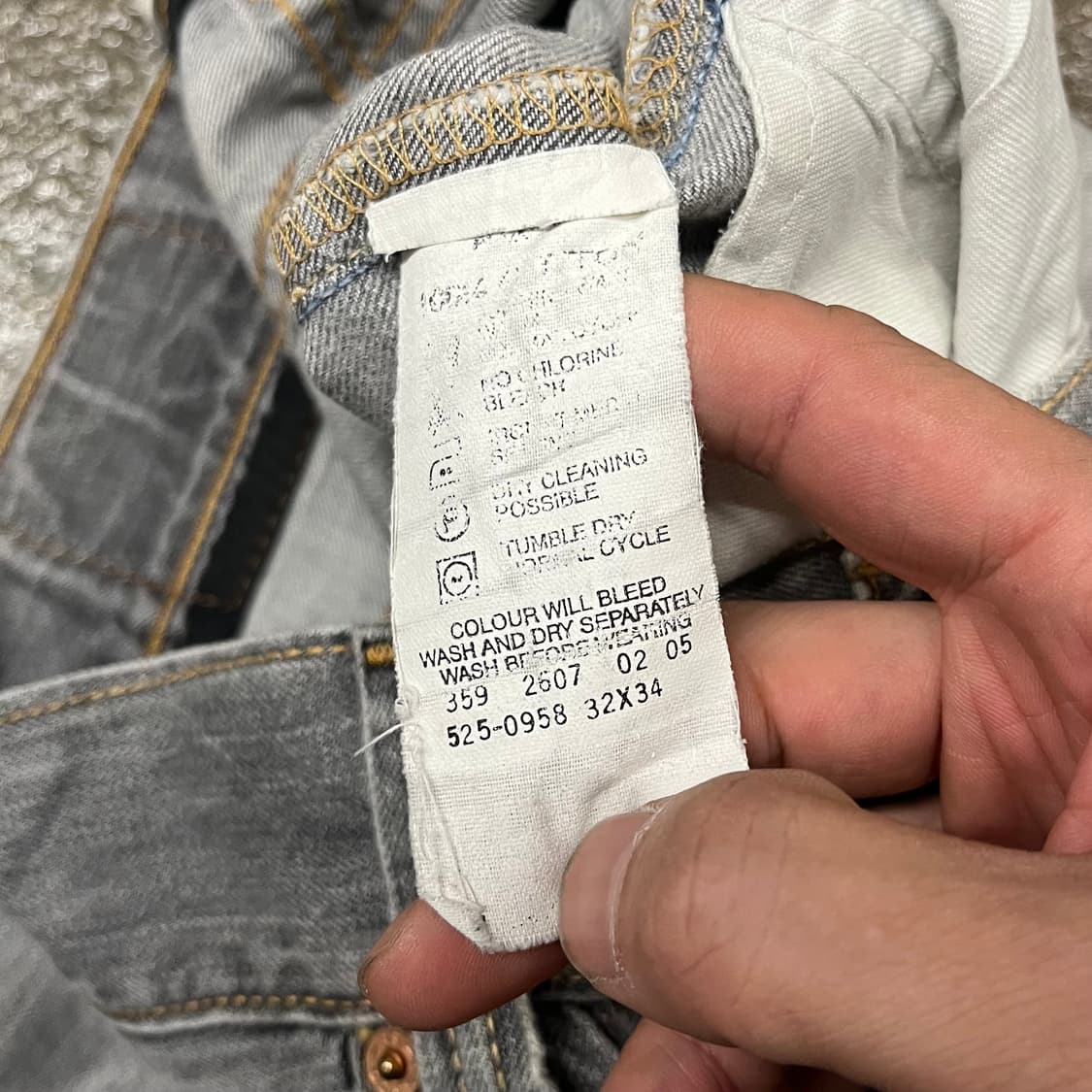 00s Levis525 데님 부츠컷 (32”) 상품이미지7