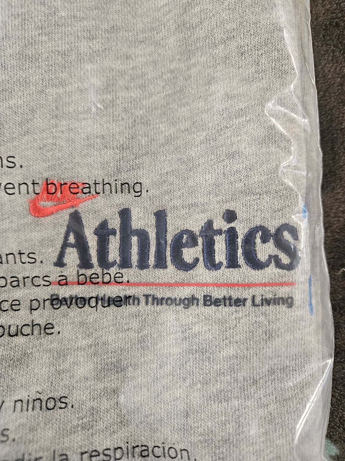 [해외M]나이키 스포츠웨어 원데이 앳 어 타임 기모 스웨트탑 그레이 상품이미지6