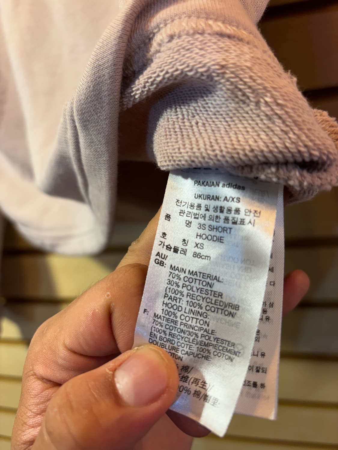 아디다스 크롭 후드티  무배 상품이미지4