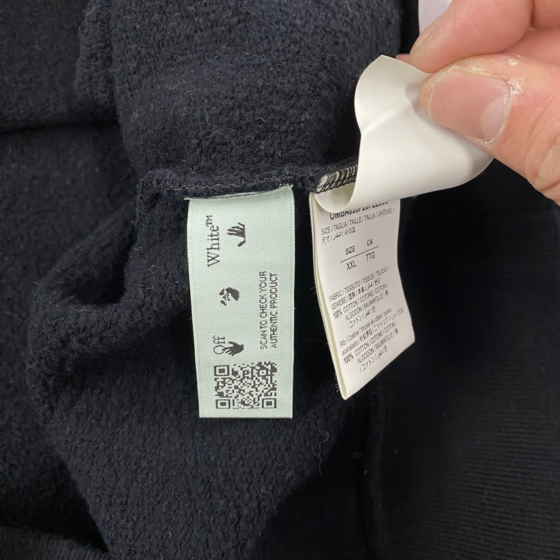  오프화이트 어그리먼트 애로우 맨투맨 (110)  ﻿ 상품이미지6