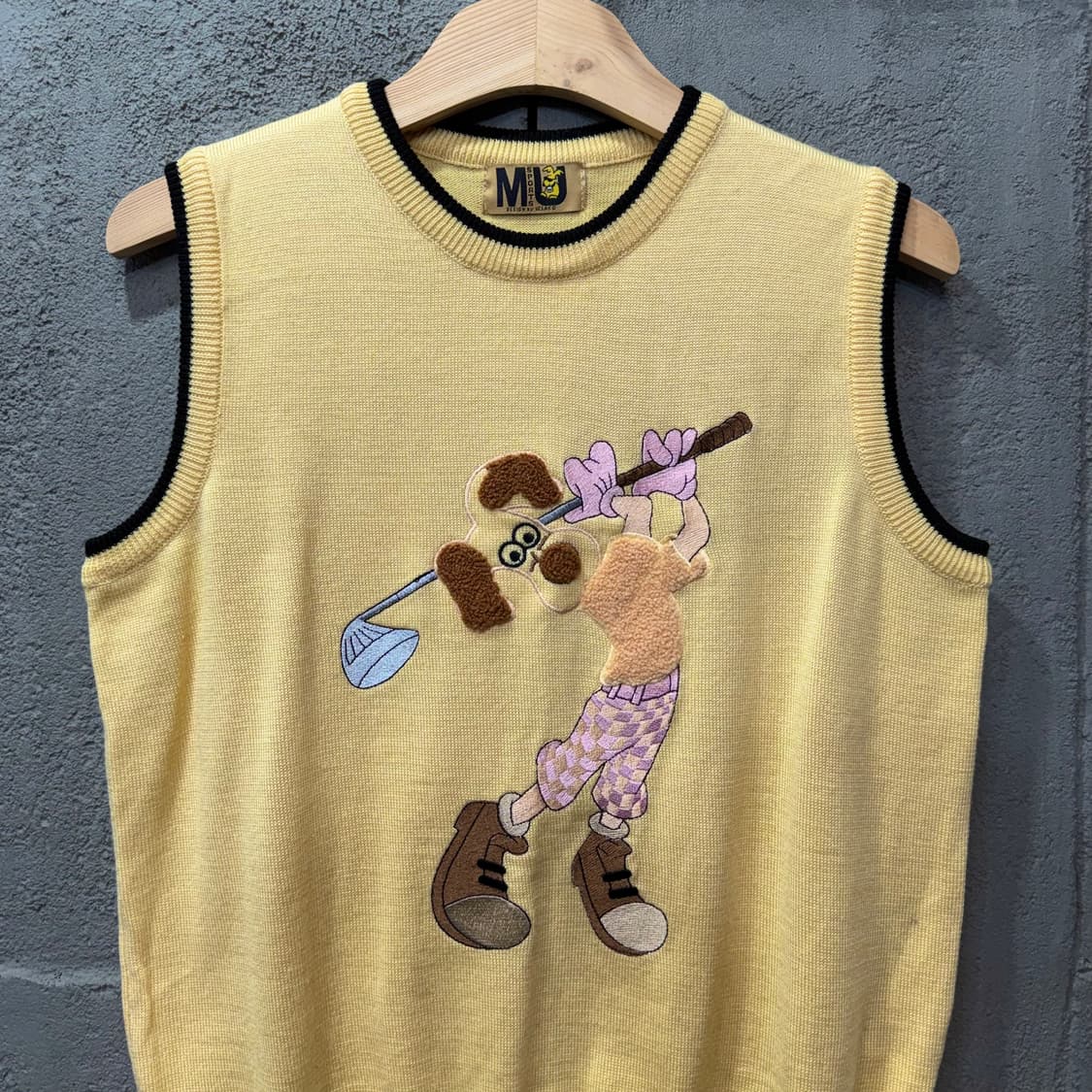 무스포츠 MU SPORTS 골프 니트 조끼 (M)  상품이미지2