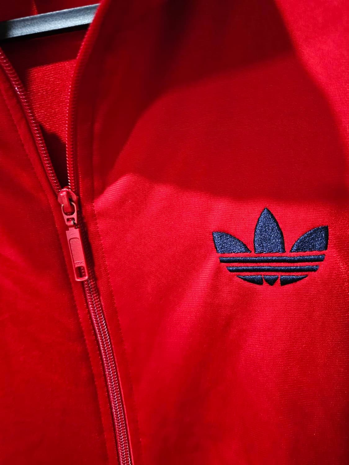 아디다스 파이어버드 레드 네이비 빨검 트랙탑 져지집업 100 / L 상품이미지3