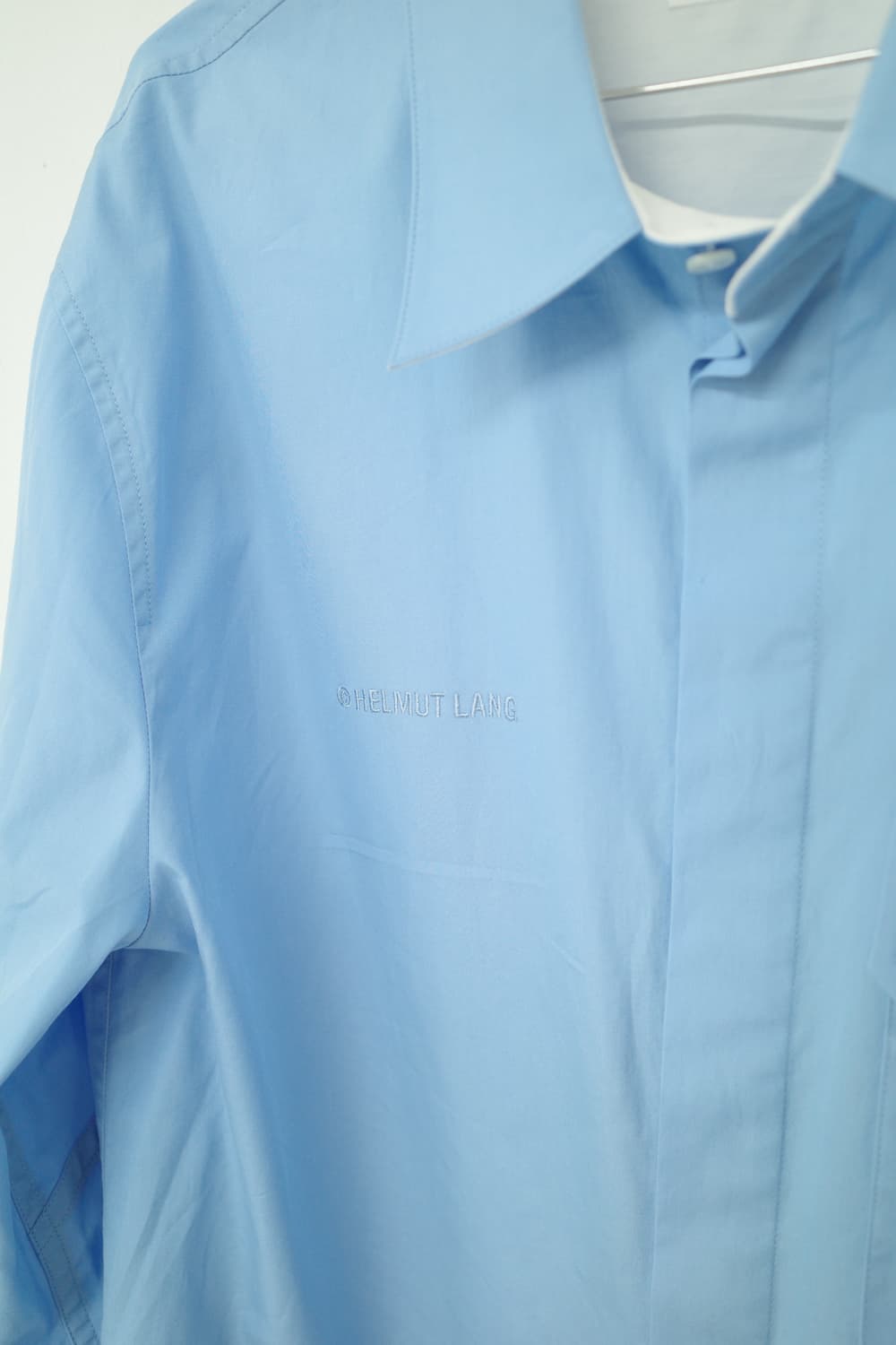 Helmut Lang Logo Blue Shirt 상품이미지3